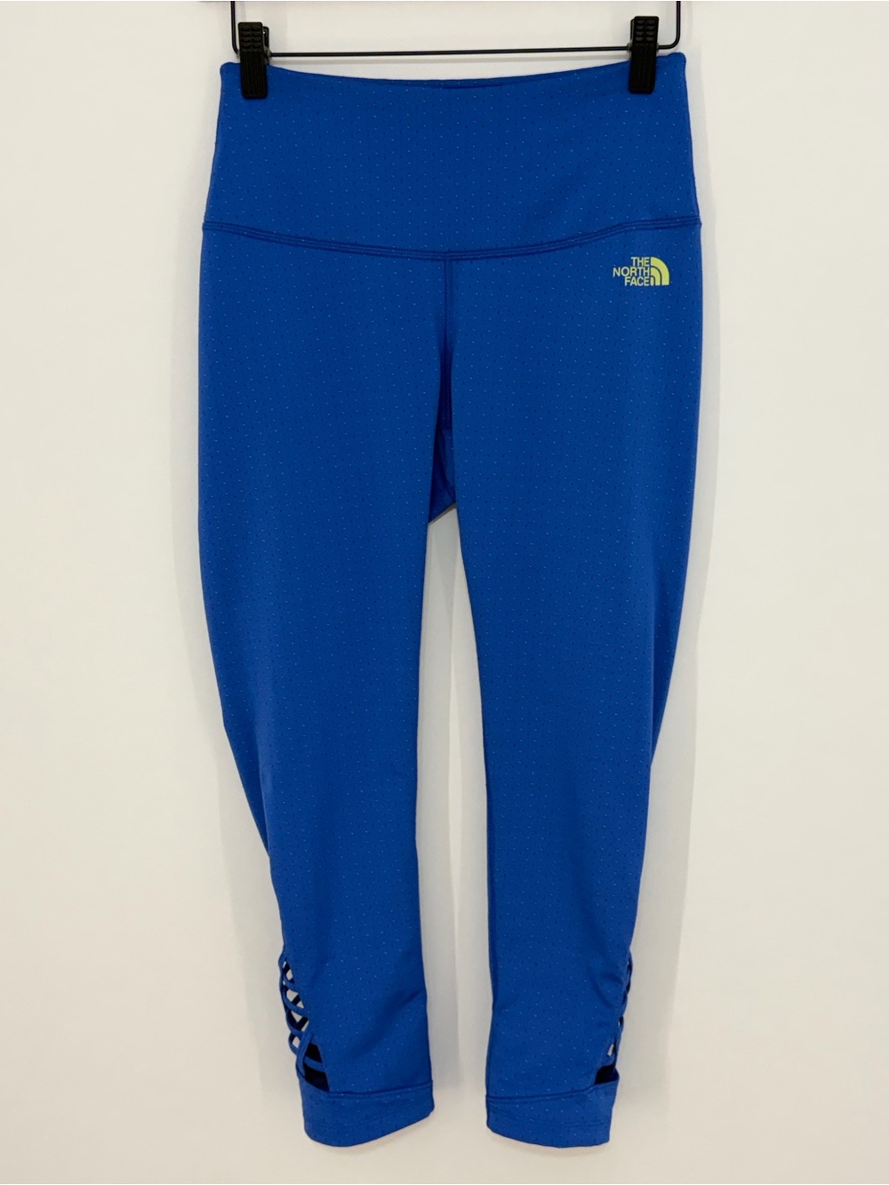 The North Face Women's FlashDry Blue Crop Compression Leggings Size Medium